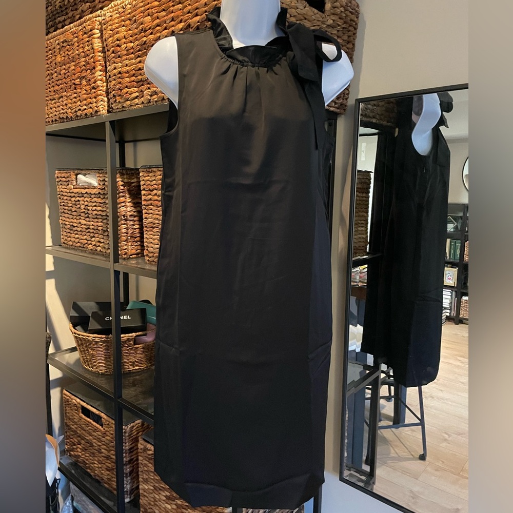NWT J.Crew black sleeveless dress - size 0